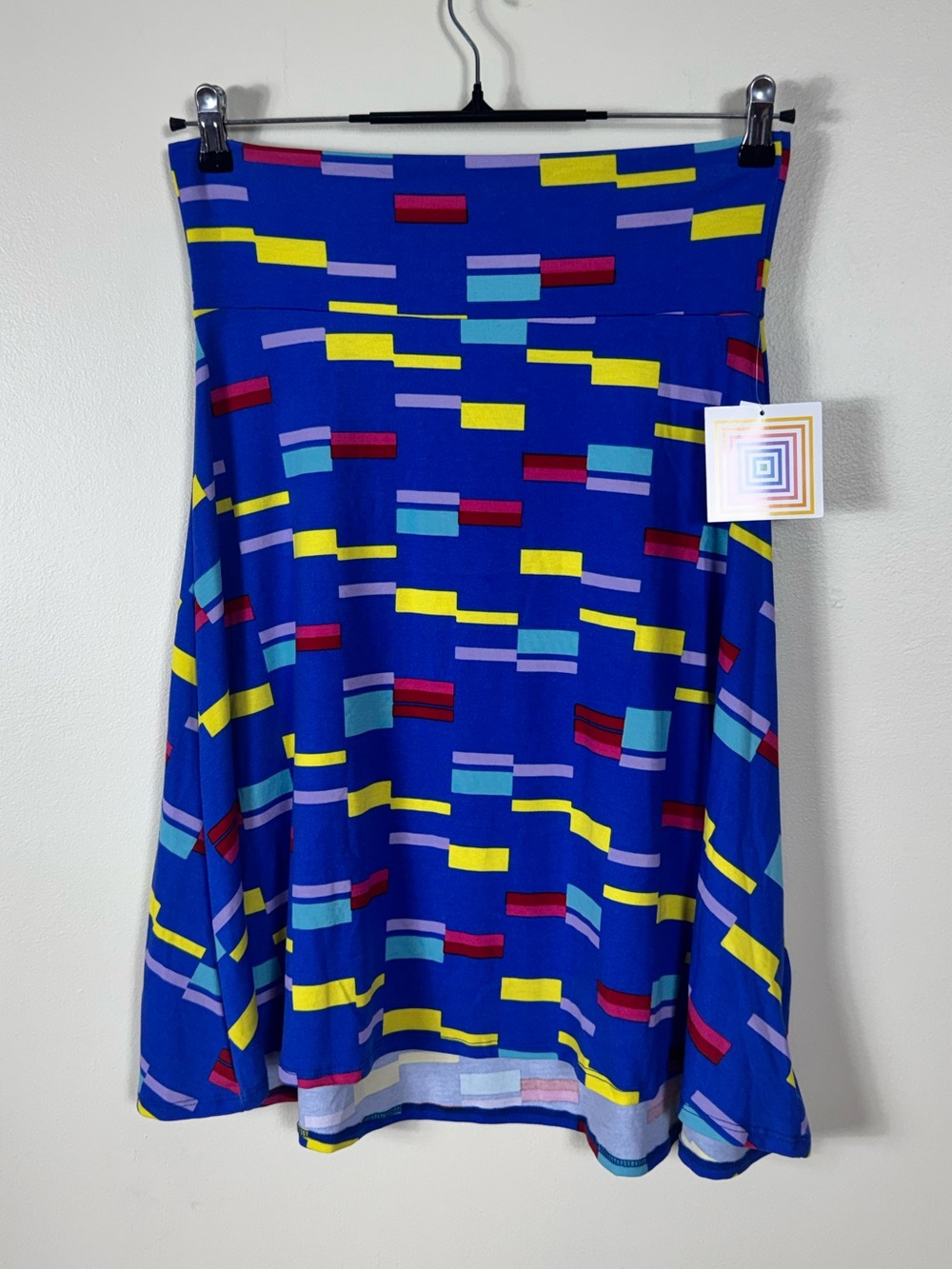Womens Midi Swing Skirt Large Y2K Indie Retro Bohemian Festival Coachella New